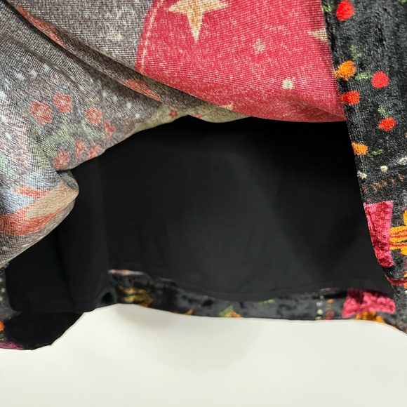 Farm Rio Crazy Mix Velvet Mini Dress - Picture 10 of 14